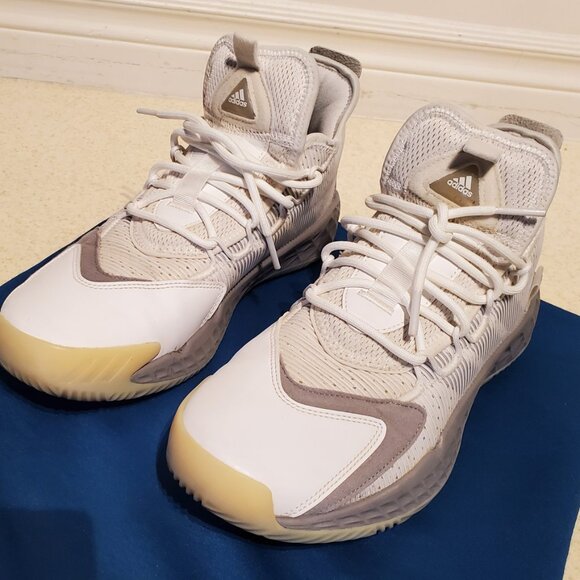 Adidas Pro Boost Sneakers *SILVER* Men's Size 11' W/Yeezy V2 Laces MINT As New! - Picture 2 of 9